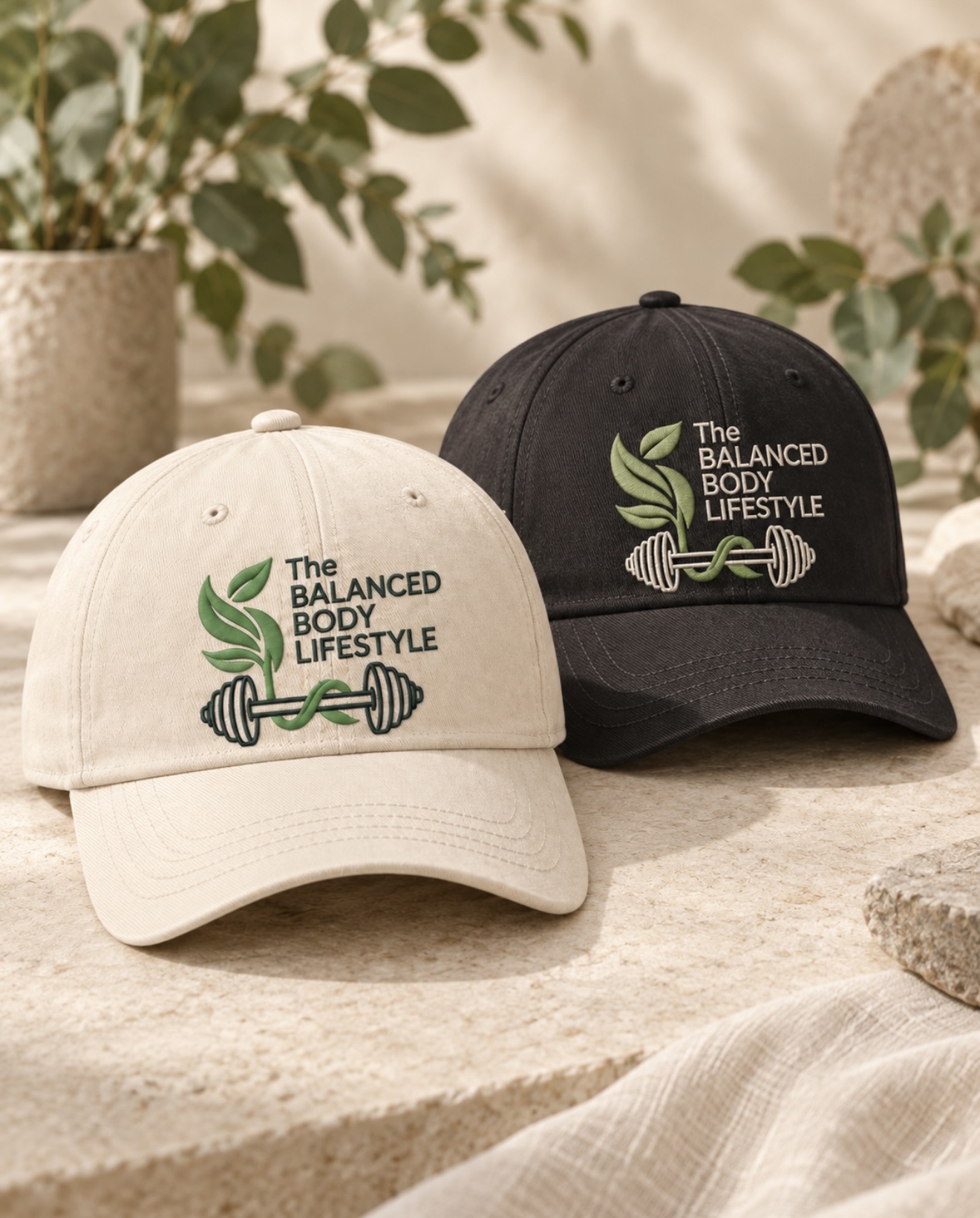 Hats from The Balanced Body Lifestyle™ collection