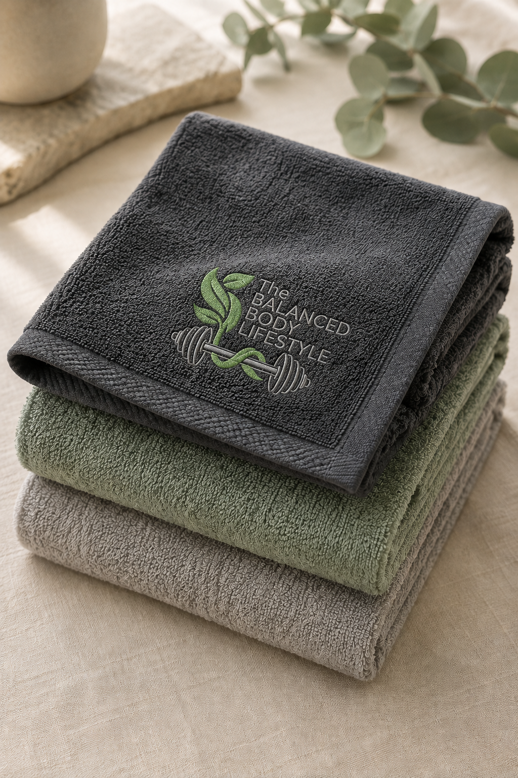 Towels from The Balanced Body Lifestyle™ collection